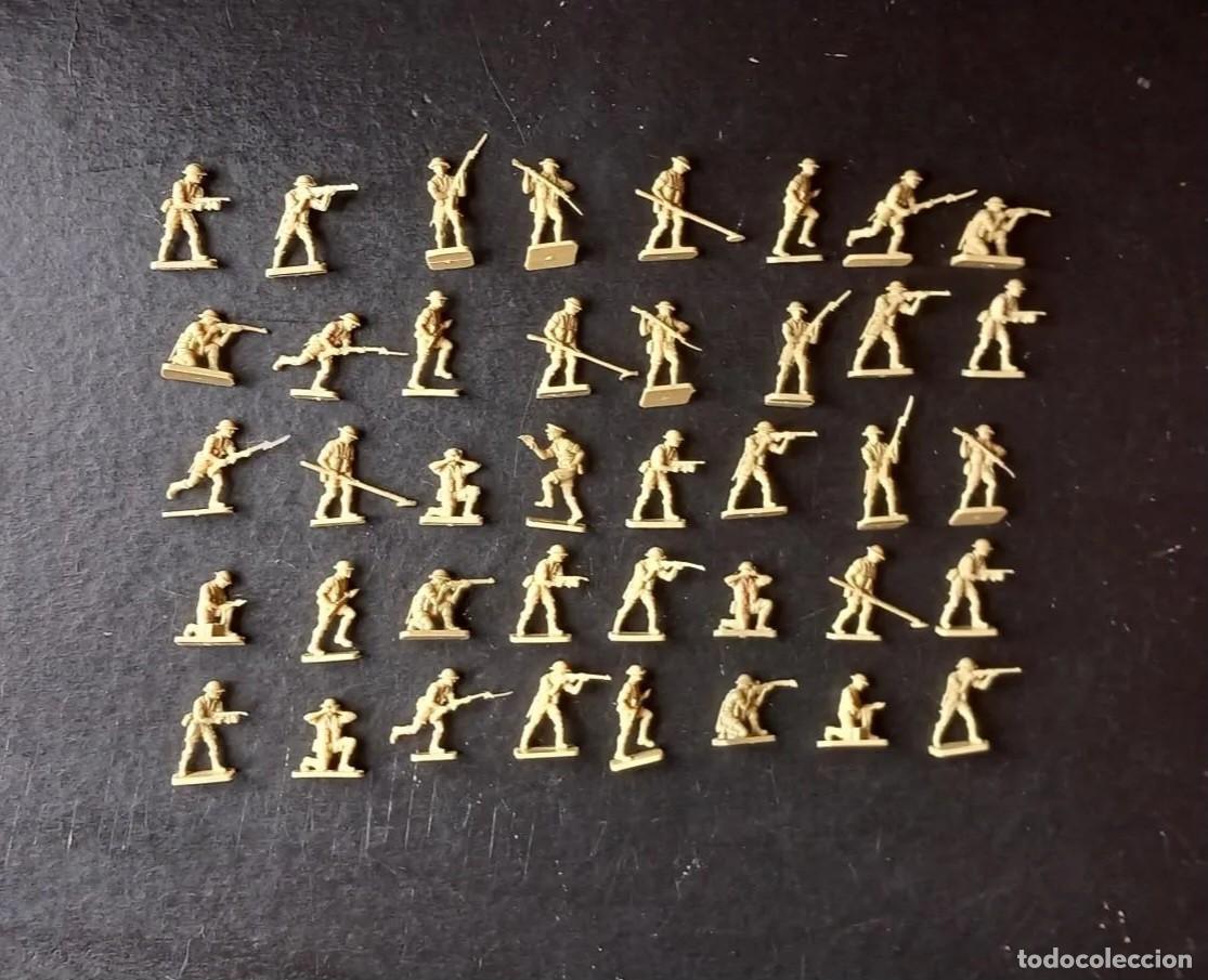 Juguetes antiguos: AIRFIX 1/72 40 SOLDADOS INGLESES DE 8&deg; EJ&Eacute;RCITO WWII BRIT&Aacute;NICOS EIGHT 8th ARMY REF 01709 A&Ntilde;O 70 RTOY