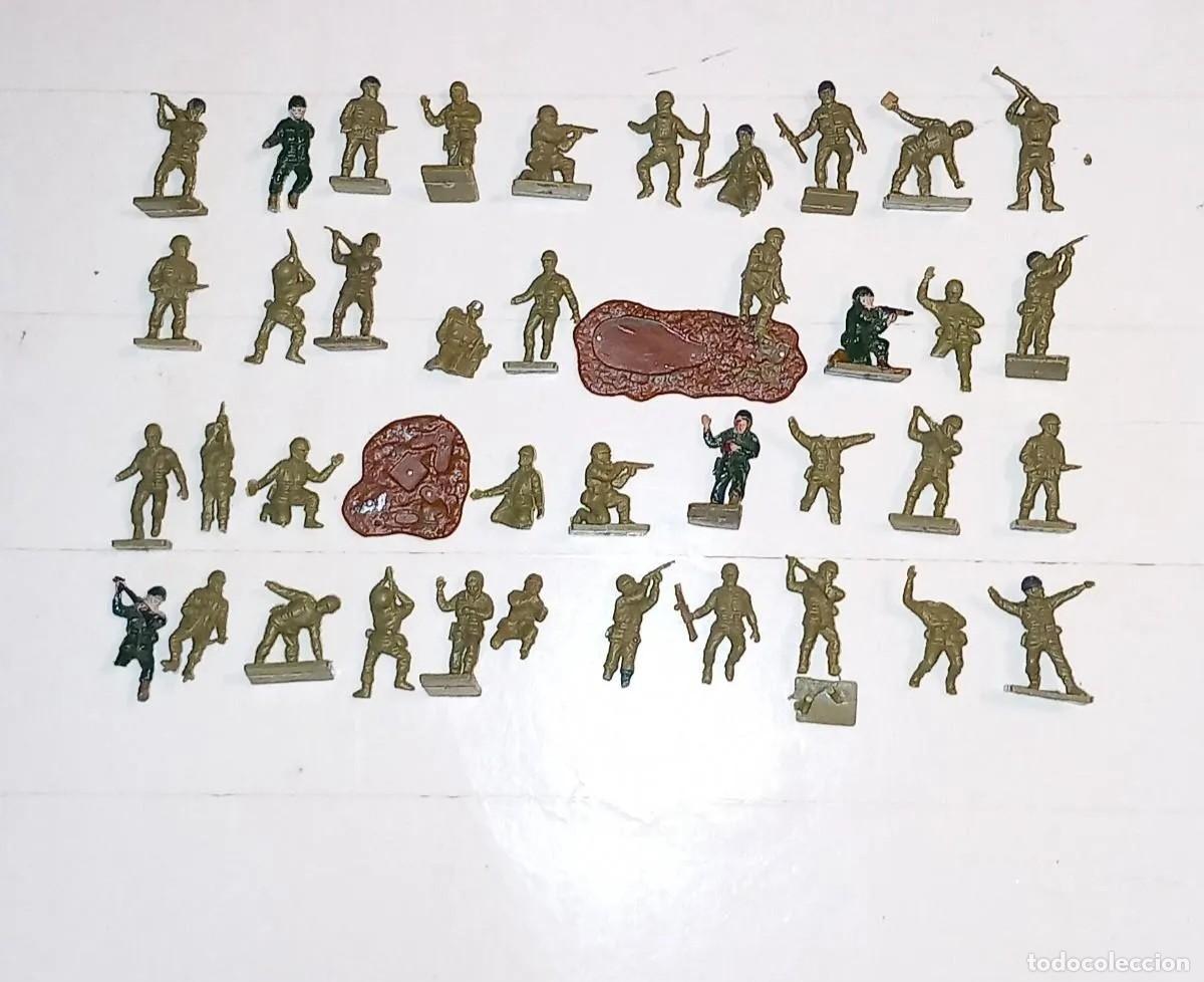 Juguetes antiguos: AIRFIX 1/72 39 SOLDADOS PARACAIDISTA INGLESES BRIT&Aacute;NICO S23/01723 PARATROOPS 60/70 RTOY