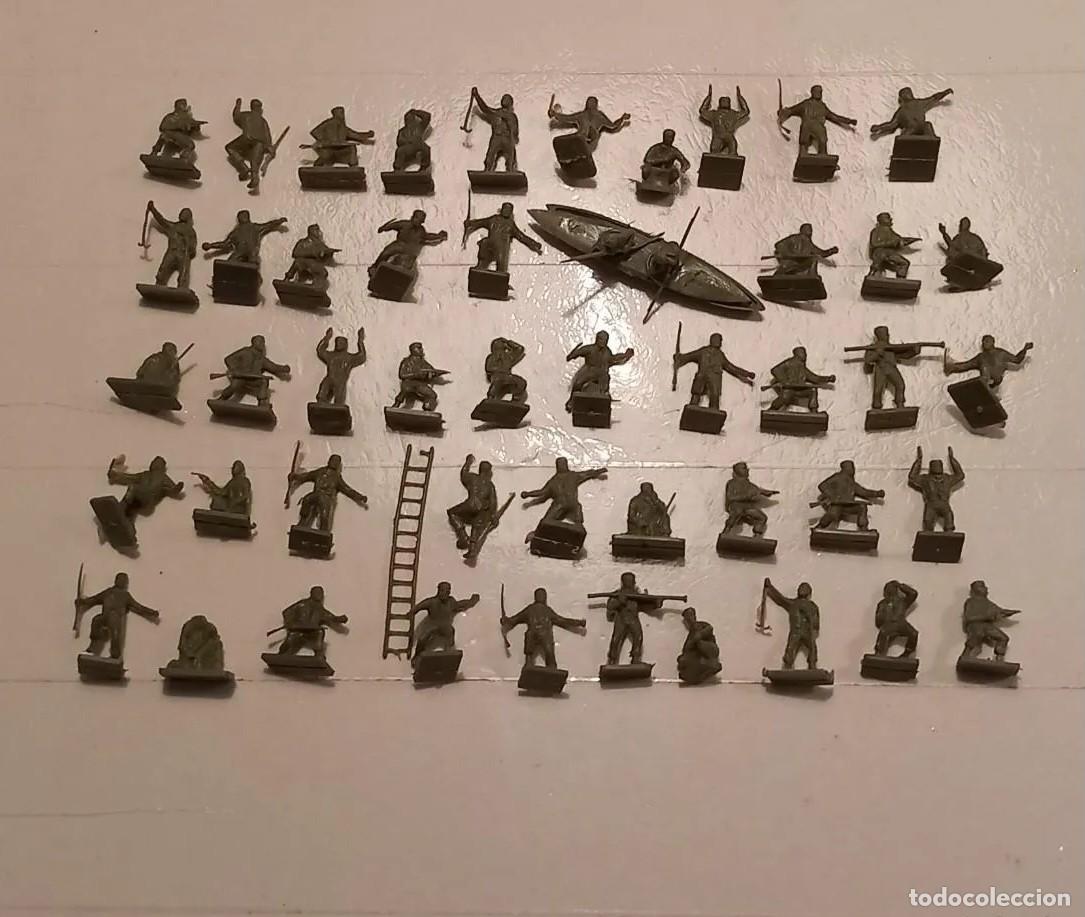 Juguetes antiguos: AIRFIX H0-1/72 49 SOLDADO COMANDOS INGLESES 2&ordf; GUERRA MUNDIAL BRIT&Aacute;NICO HO S32 COMMANDOS 60'S RTOY