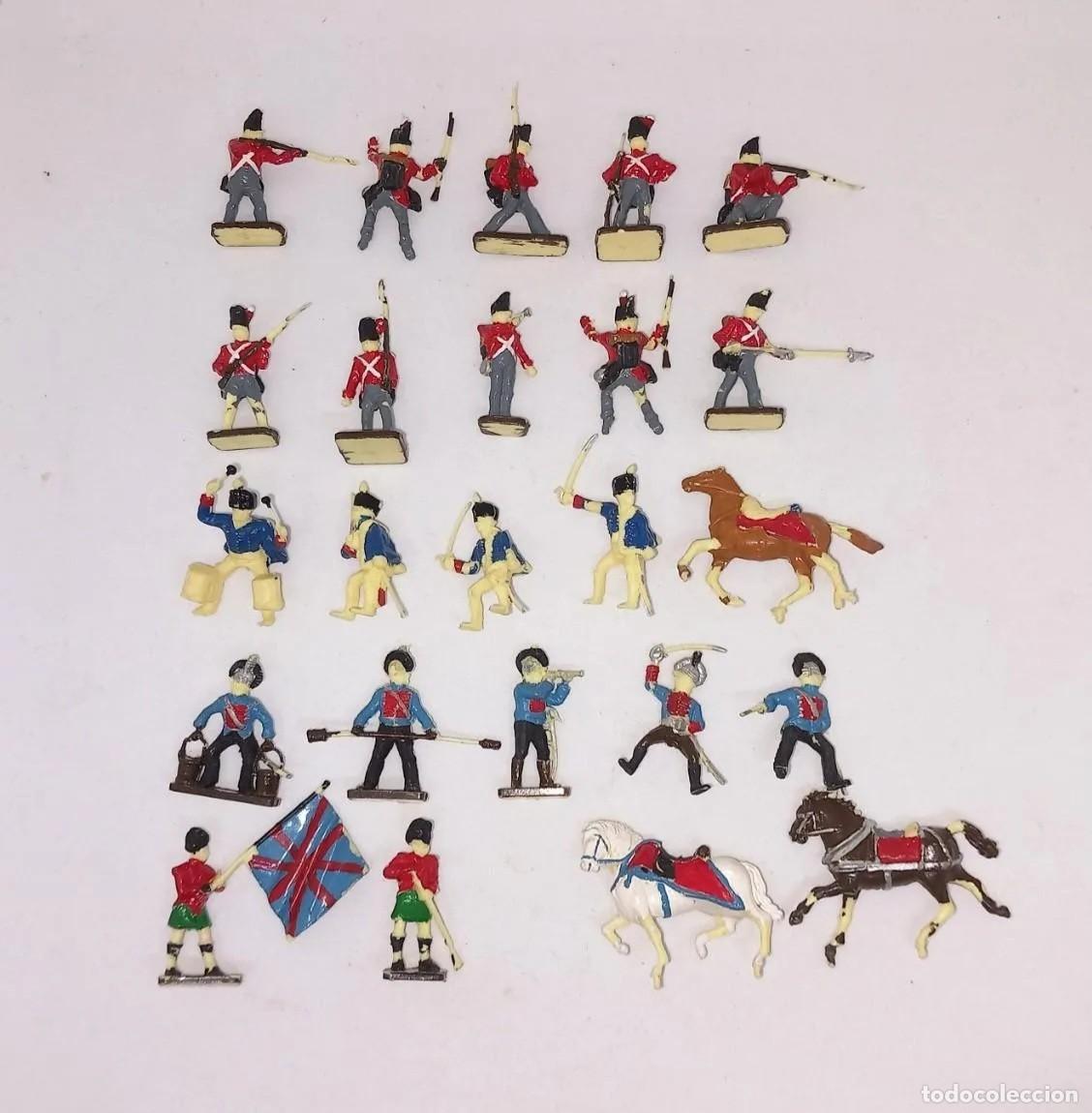 Juguetes antiguos: AIRFIX 1/72 SOLDADOS BRIT&Aacute;NICOS H&Uacute;SARES ARTILLER&Iacute;A INFANTERIA DE LAS TIERRAS ALTAS WATERLOO RTOY