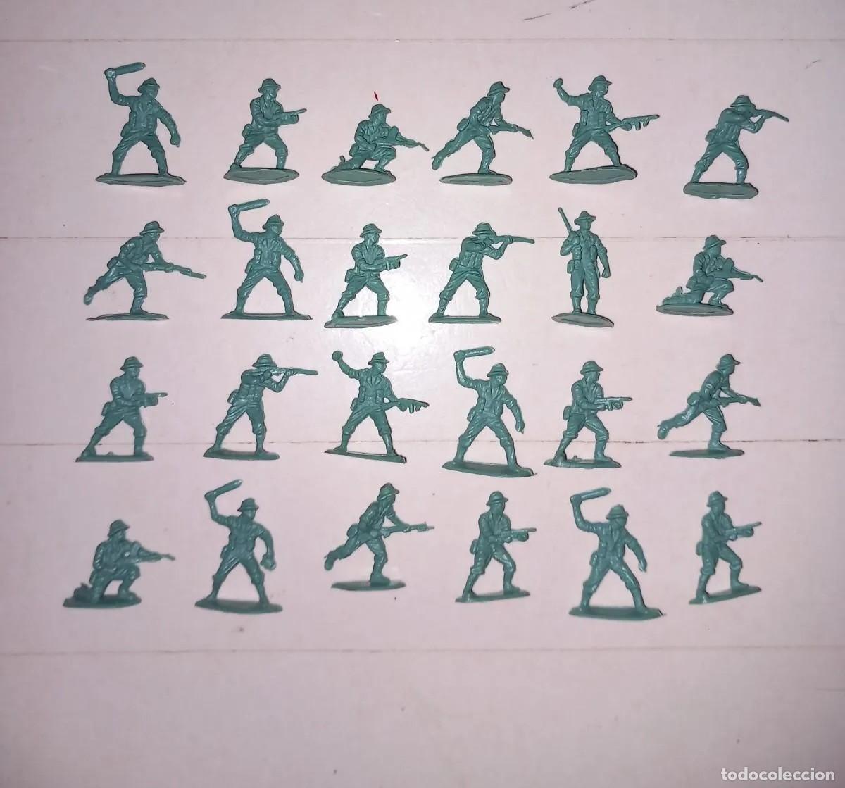 Juguetes antiguos: REPRO COPIA 1/72 AIRFIX 24 SOLDADOS AUSTRALIANOS 2&ordf; GUERRA MUNDIAL ESCI REVELL A&Ntilde;OS 70 RTOY