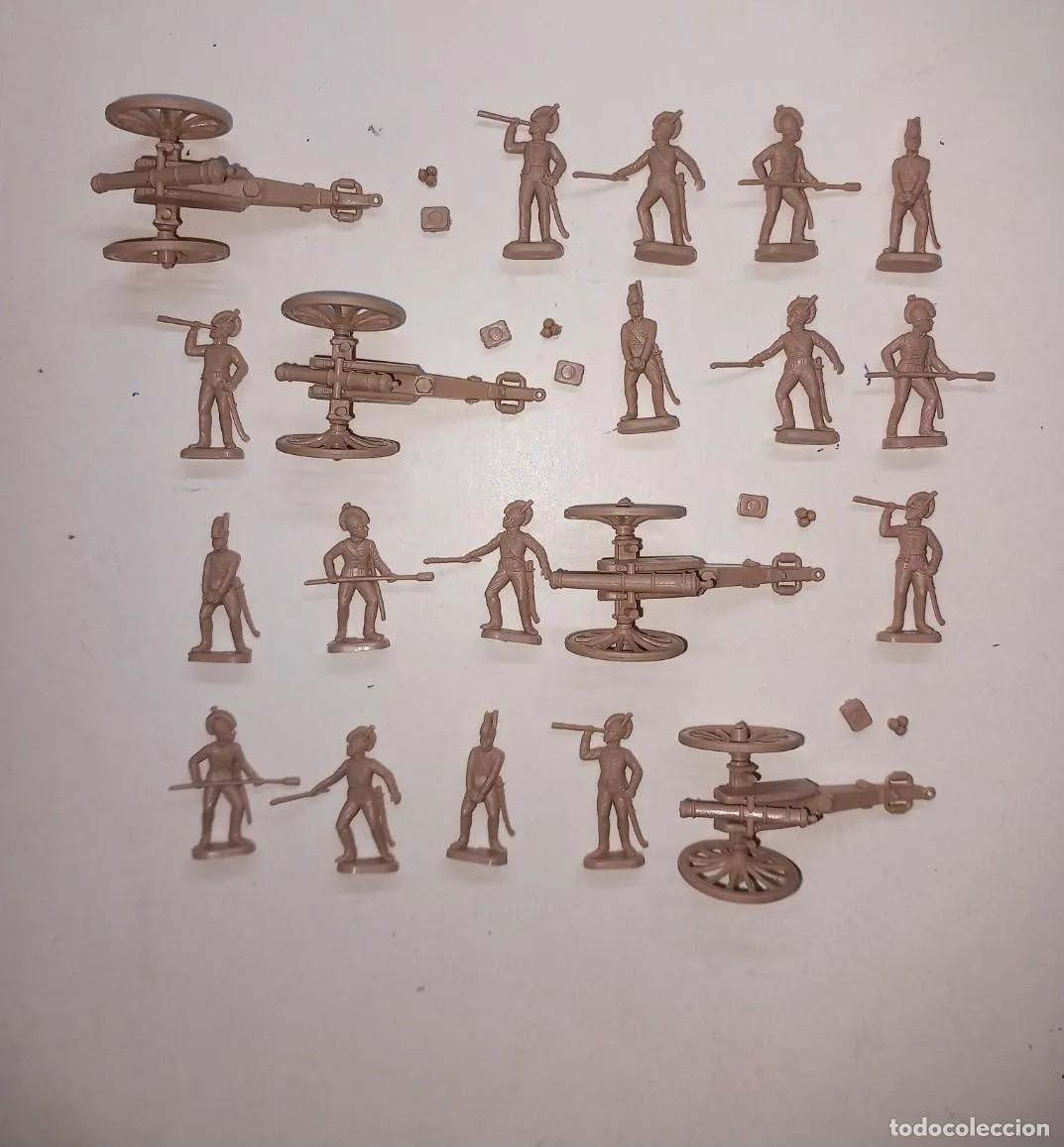 Juguetes antiguos: ESCI 1/72 16 SOLDADOS INGLESES ARTILLER&Iacute;A BRIT&Aacute;NICA CA&Ntilde;ONES REF 233 GUERRA NAPOLE&Oacute;NICA WATERLOO RTOY