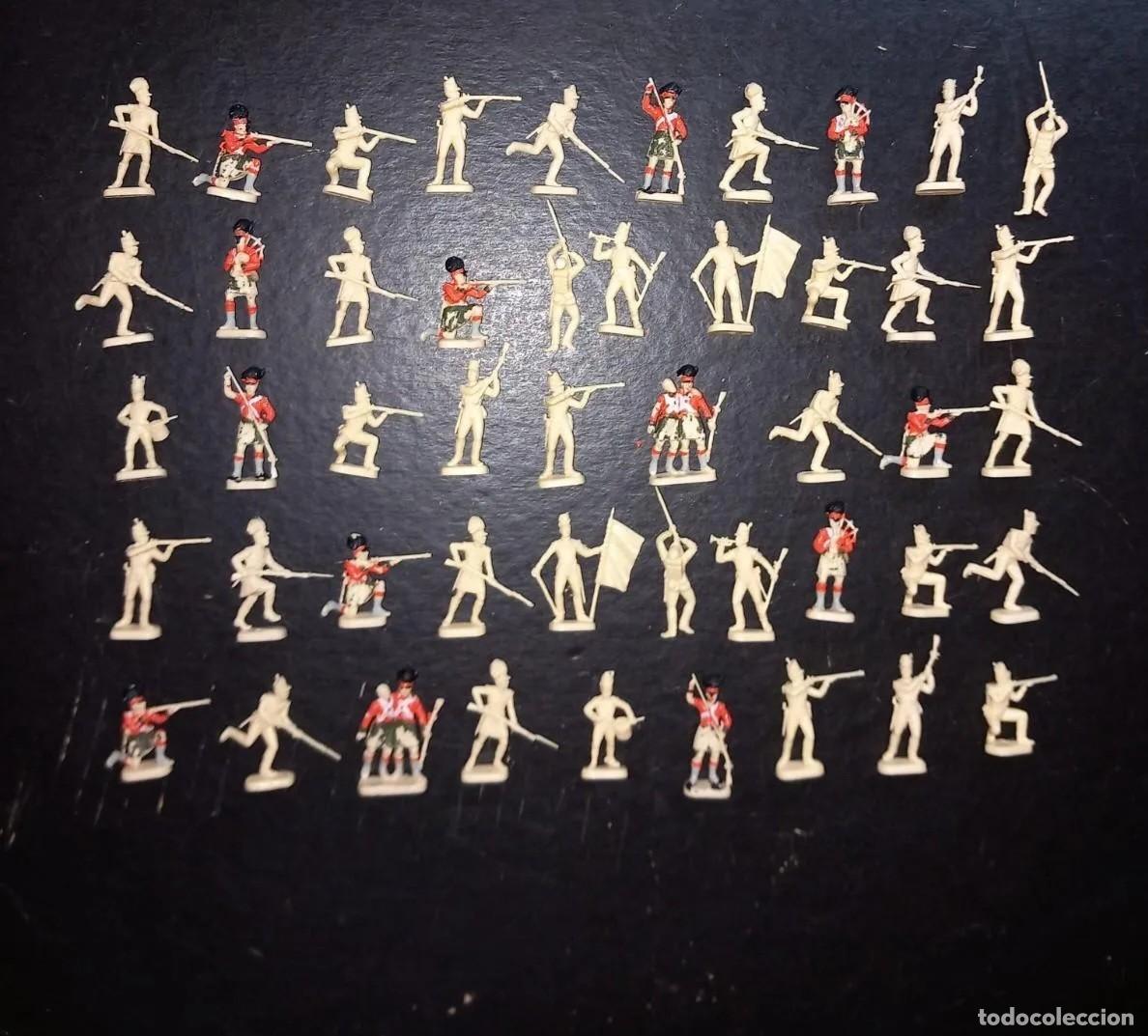 Juguetes antiguos: ESCI 1/72 SOLDADOS INGLESES INFANTERIA BRIT&Aacute;NICA GUERRA NAPOLEONICA WATERLOO SCOTS GREY N&deg; 215 RTOY