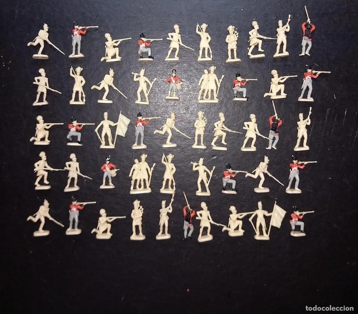 Juguetes antiguos: ESCI 1/72 SOLDADOS INGLESES INFANTERIA BRIT&Aacute;NICA GUERRA NAPOLEONICA WATERLOO SCOTS GREY N&deg; 215 RTOY