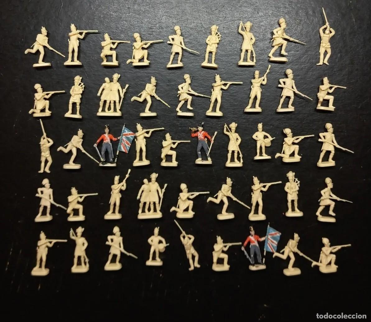 Juguetes antiguos: ESCI 1/72 SOLDADOS INGLESES INFANTERIA BRIT&Aacute;NICA GUERRA NAPOLEONICA WATERLOO SCOTS GREY N&deg; 215 RTOY
