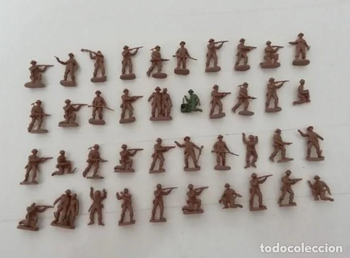Juguetes antiguos: ESCI 1/72 42 INGLESES SOLDADOS BRIT&Aacute;NICOS DE LA 2&ordf; GUERRA MUNDIAL REF 200 BRITISH SOLDIERS RTOY