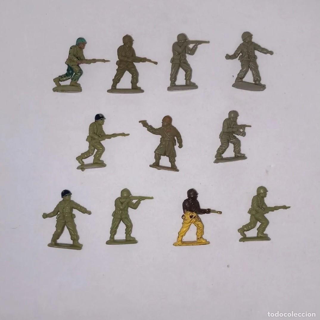 Juguetes antiguos: MATCHBOX 1/76-1/72 11 SOLDADOS INFANTER&Iacute;A AMERICANA 2&ordf; GM REF P5002 AMERICAN INFANTRY WWII RTOY