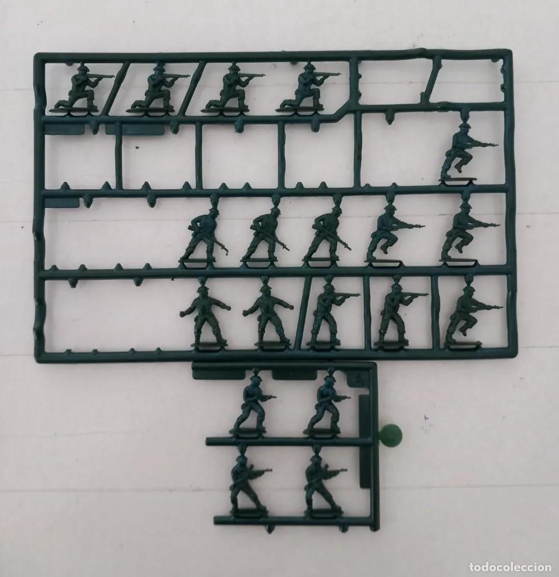 Juguetes antiguos: MATCHBOX 1/76-1/72 19 SOLDADOS INFANTER&Iacute;A BRIT&Aacute;NICA INGLESES 2&ordf; GM P5001 BRITISH INFANTRY IIWW RTOY