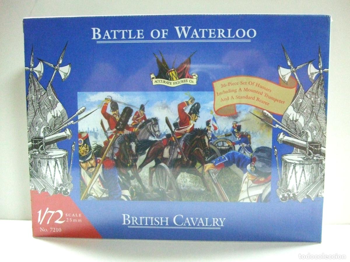 Juguetes antiguos: BRITISH CAVALRY BATTLE OF WATERLOO - IMEX MODEL 1:72 - CABALLER&Iacute;A BRIT&Aacute;NICA SOLDADOS FIGURAS BATALLA