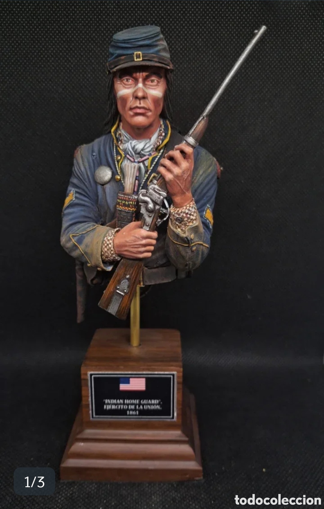 Juguetes antiguos: BUSTO 1/10 INDIAN SCOUT.