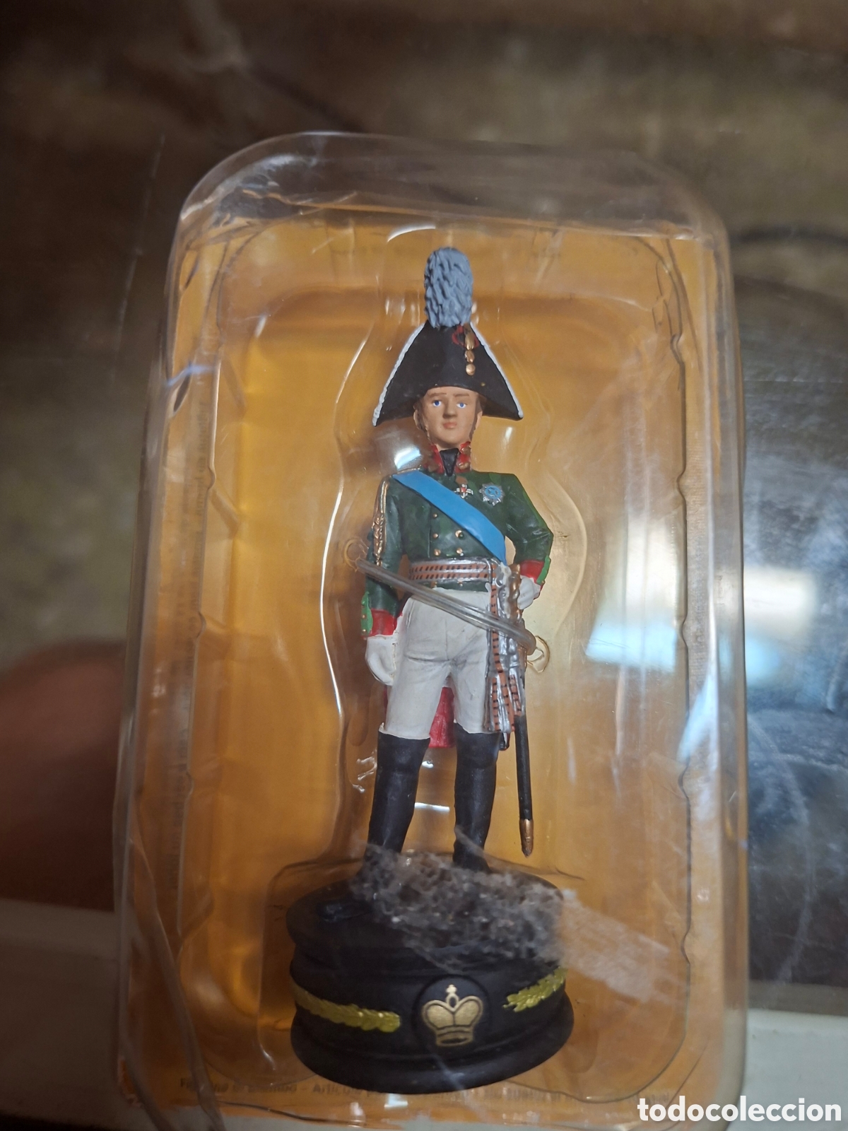 Juguetes antiguos: Magnifica figura de Ajedrez colecci&oacute;n Guerra Rusa Napole&oacute;nica Altaya