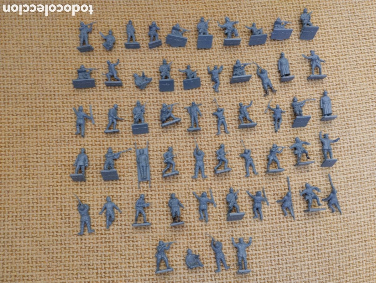 Juguetes antiguos: Lote soldaditos miniatura antiguos