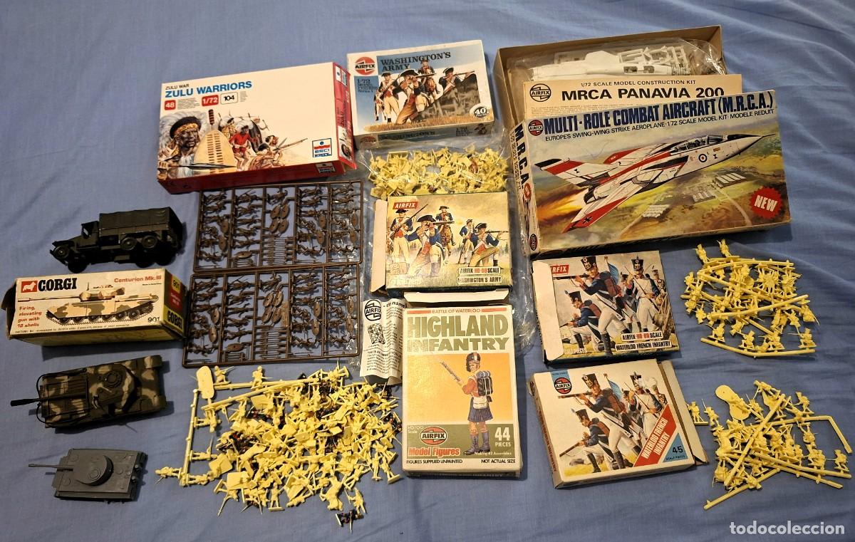 Jeux Anciens: LOTE CAJAS SOLDADOS 1/72 Y VEHICULOS MILITARES