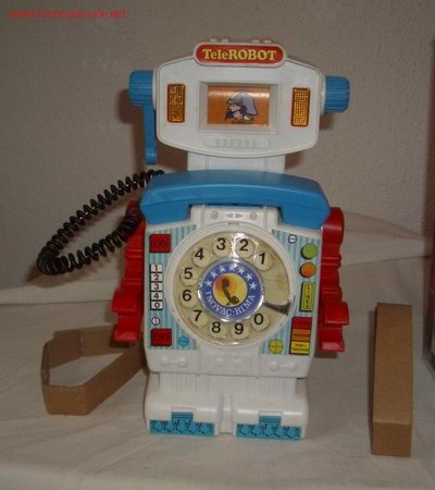 Juguetes antiguos: TELEROBOT DE RIMA,CAJA ORIGINAL,AÑOS 70