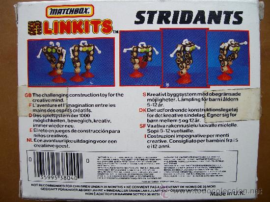 Juguetes antiguos: CONSTRUCCI&Oacute;N LINKITS MATCHBOX STRIDANTS - Foto 2