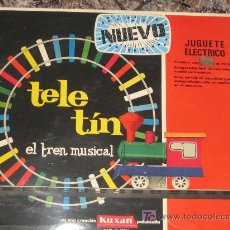 Juguetes antiguos: KUXAN - TELE TIN - TREN MUSICAL. Lote 19912873