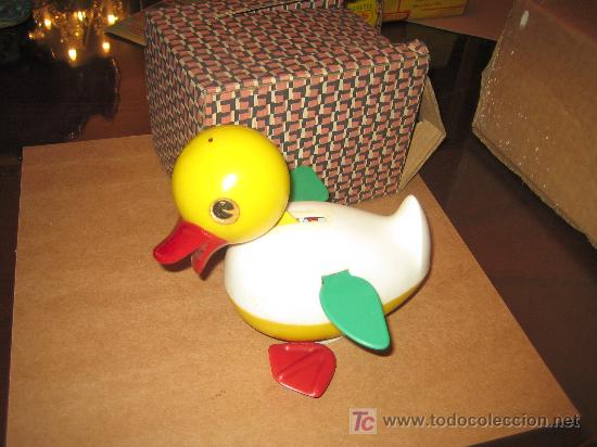 Juguetes antiguos: ANTIGUO PATO A CUERDA - Foto 1