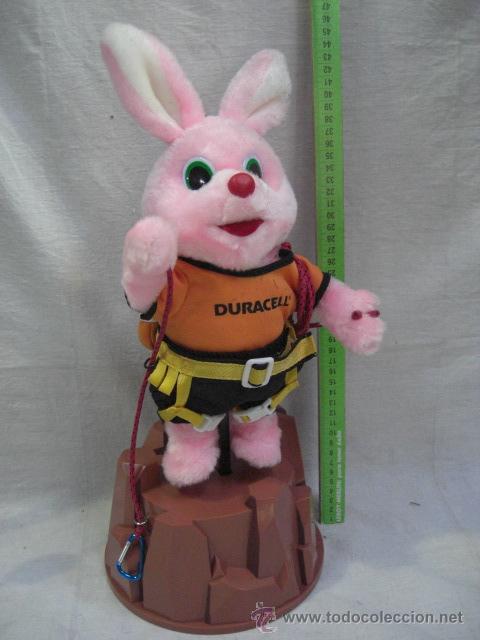 Juguetes antiguos: Conejo de monta&ntilde;a Duracell. - Foto 1