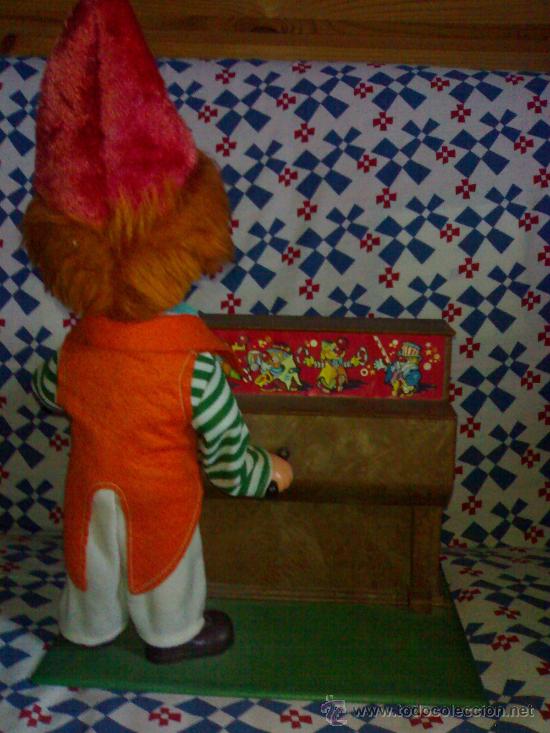 Juguetes antiguos: payasito con gramola de feber - Foto 2