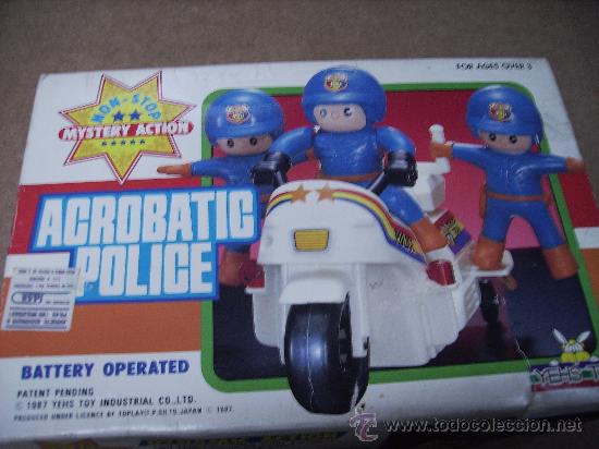 Juguetes antiguos: acrobatic policie en caja original - Foto 3