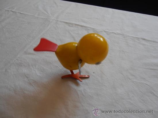 Juguetes antiguos: POLLITO SALTARIN A CUERDA GEYPER FUNCIONANDO - Foto 4