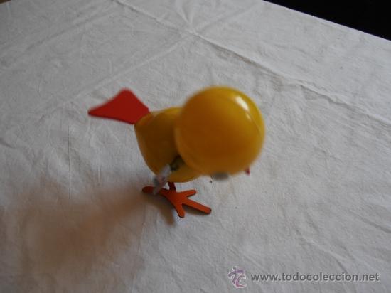 Juguetes antiguos: POLLITO SALTARIN A CUERDA GEYPER FUNCIONANDO - Foto 3