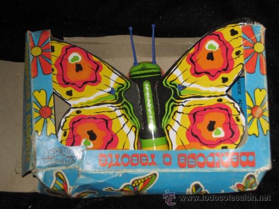 Juguetes antiguos: MARIPOSA DE GISBERT A CUERDA - Foto 2