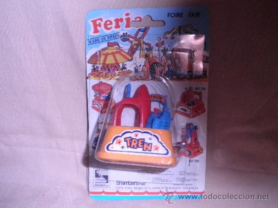 Juguetes antiguos: FERIA TREN A CUERDA DE SHAMBERS - Foto 1