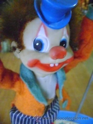 Juguetes antiguos: Payaso trapecista Rokefeber. Marca Feber. Funcionando - Foto 1