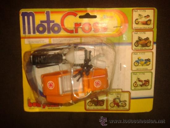 Juguetes antiguos: BLISTER MOTOCROS REF.:1175 MARCA BULLYCAM - Foto 1