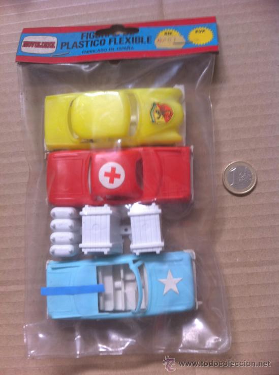 Juguetes antiguos: BLISTER COCHES PLASTICO NOVOLINEA - Foto 1