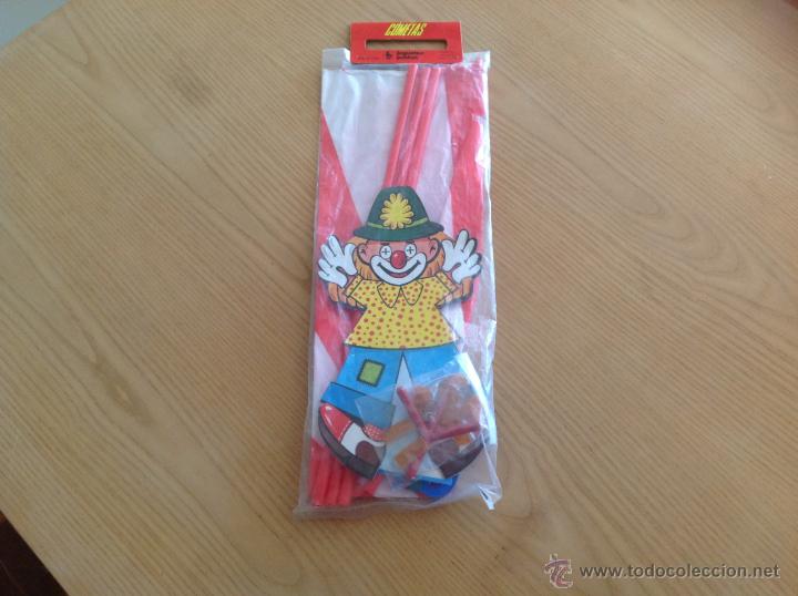 Juguetes antiguos: COMETA PAYASO JUGUETES PUCHOL - Foto 2