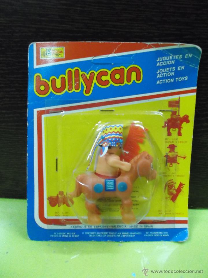 Juguetes antiguos: Blister con indio. Bullycan. - Foto 1