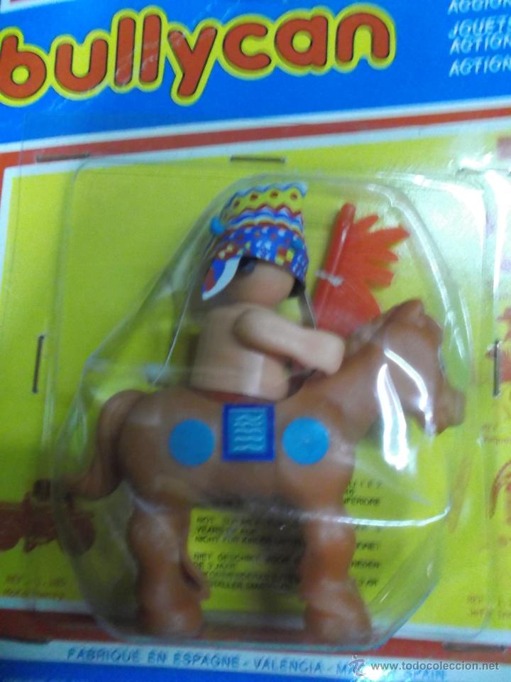 Juguetes antiguos: Blister con indio. Bullycan. - Foto 2