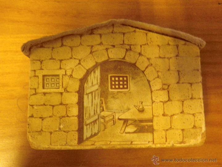 Juguetes antiguos: juego de construcci&oacute;n de corcho. - Foto 2