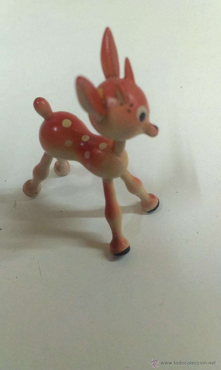Juguetes antiguos: PEQUE&Ntilde;O MU&Ntilde;ECO DE MADERA - Foto 2