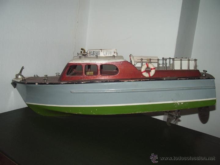 Juguetes antiguos: LANCHA MOTORA. - Foto 1