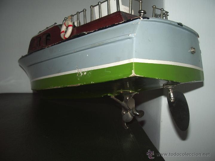 Juguetes antiguos: LANCHA MOTORA. - Foto 4