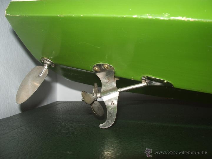 Juguetes antiguos: LANCHA MOTORA. - Foto 7