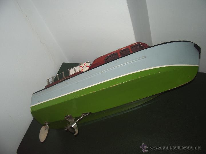 Juguetes antiguos: LANCHA MOTORA. - Foto 14