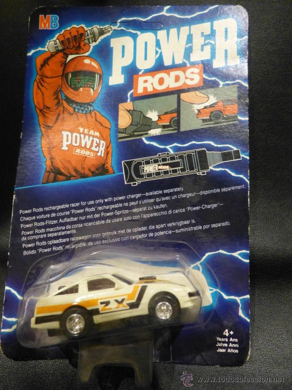 Juguetes antiguos: coche MB power rods - Foto 1