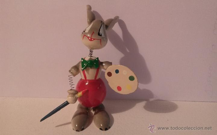 Juguetes antiguos: CONEJO GOULA PINTOR - Foto 1