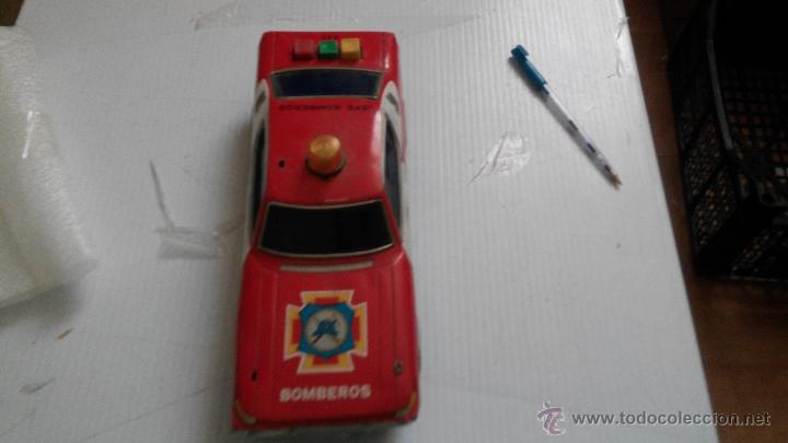 Juguetes antiguos: antiguo coche de bomberos de ege - Foto 2