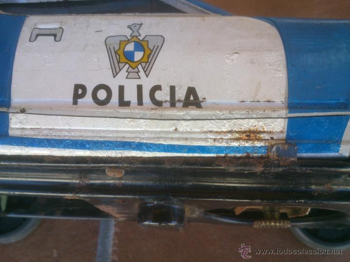 Juguetes antiguos: coche de policia de la marca ege - Foto 3