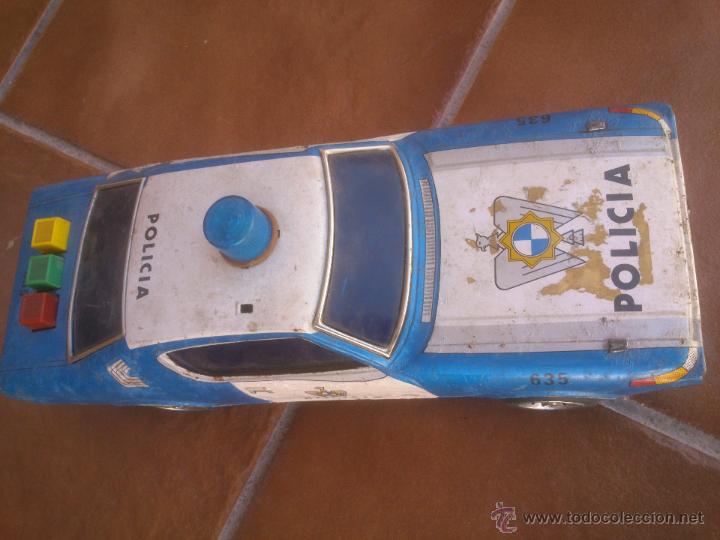 Juguetes antiguos: coche de policia de la marca ege - Foto 4