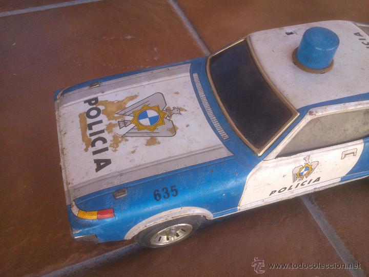 Juguetes antiguos: coche de policia de la marca ege - Foto 5