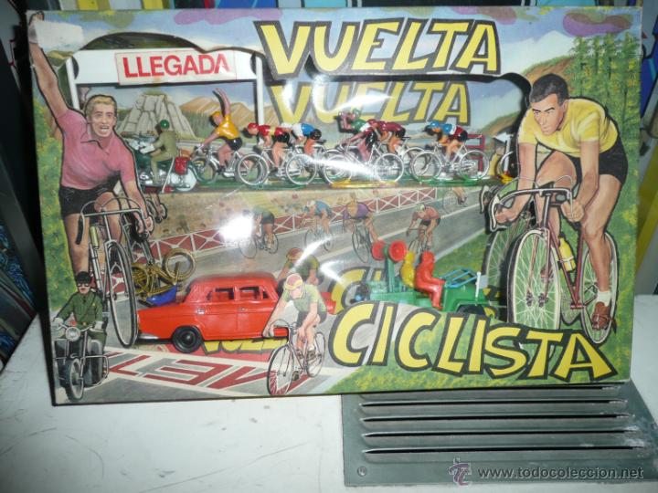 Juguetes antiguos: CAJA VUELTA CICLISTA - Foto 1