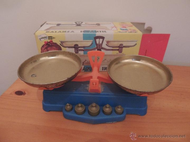 Juguetes antiguos: BALANZA INFANTIL PILEN - Foto 4