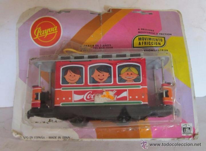 Juguetes antiguos: TRANVIA COCA COLAM DE PAYVA, EN BLISTER. CC - Foto 1
