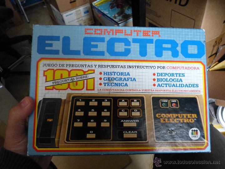 Juguetes antiguos: COMPUTER ELECTRO DE DISET (1980) NUEVO Y FUNCIONANDO - Foto 1